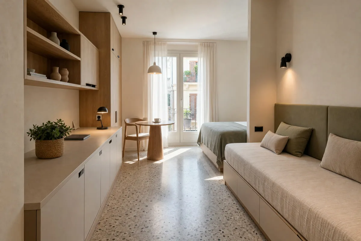 Visualización orientativa de muebles a medida para restaurantes en Estepona